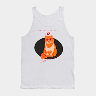 Valentine’s cat Tank Top